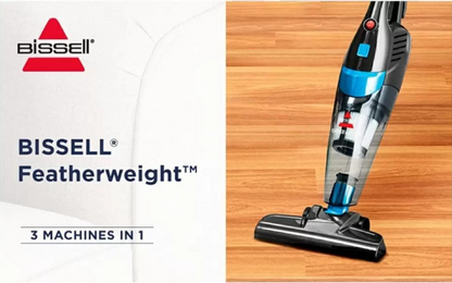 Bissell Featherweight 2-in-1 Upright Vacuum | Black & Blue | 2024E