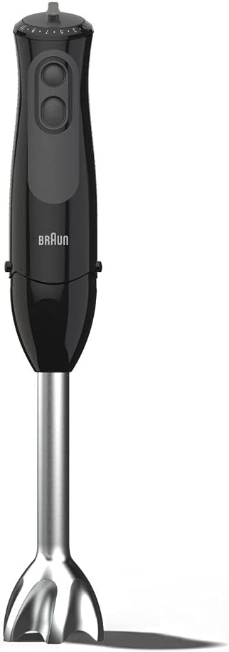 Braun MultiQuick 3 Vario Multifunction Hand Blender, 500ml, 900 Watt, Black - MQ 3135 BK