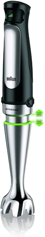 Braun MultiQuick 7 Hand Blender, 1000 Watt, Black - MQ7075