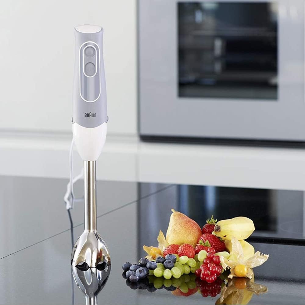 Braun MultiQuick 5 Multifunction Hand Blender, 600ml, 1000 Watt, White - MQ 5200