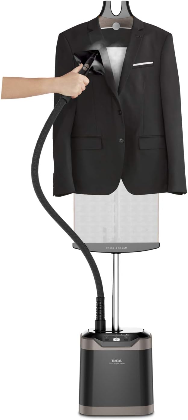 TEFAL Pro Style Care Garment Steamer, 2000 Watts, Black, Plastic, IT8490M0