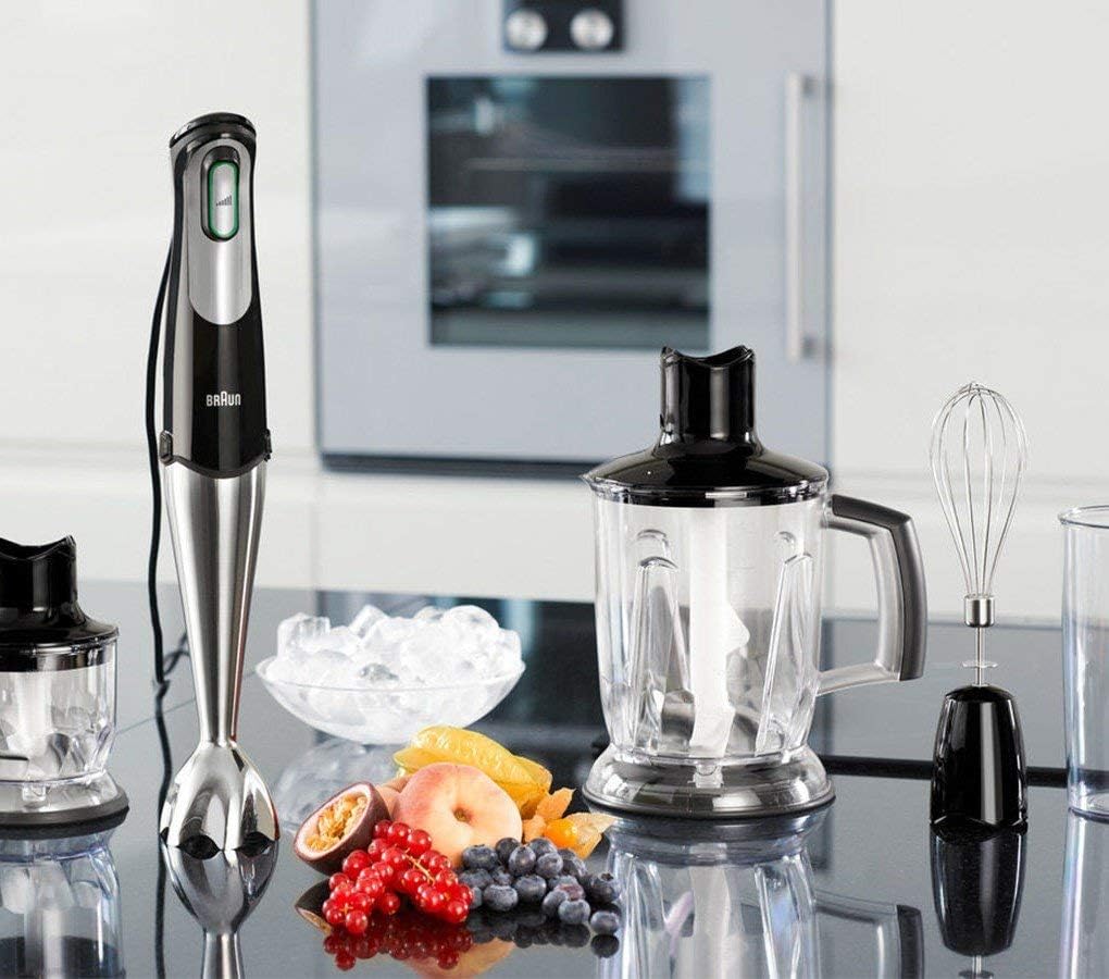 Braun MultiQuick 7 Hand Blender, 1000 Watt, Black - MQ7045