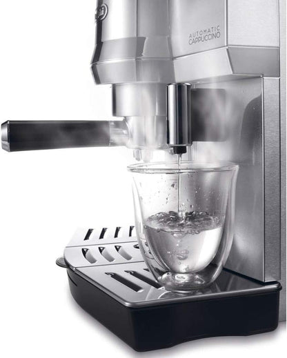 De'Longhi Pump Espresso and Cappuccino Coffee Machine - Silver EC 850.M