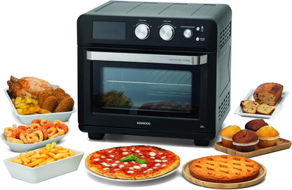 Kenwood 2 in 1 Oven Air Fryer, 25 Liters, 1700W, Black - MOA25.600BK