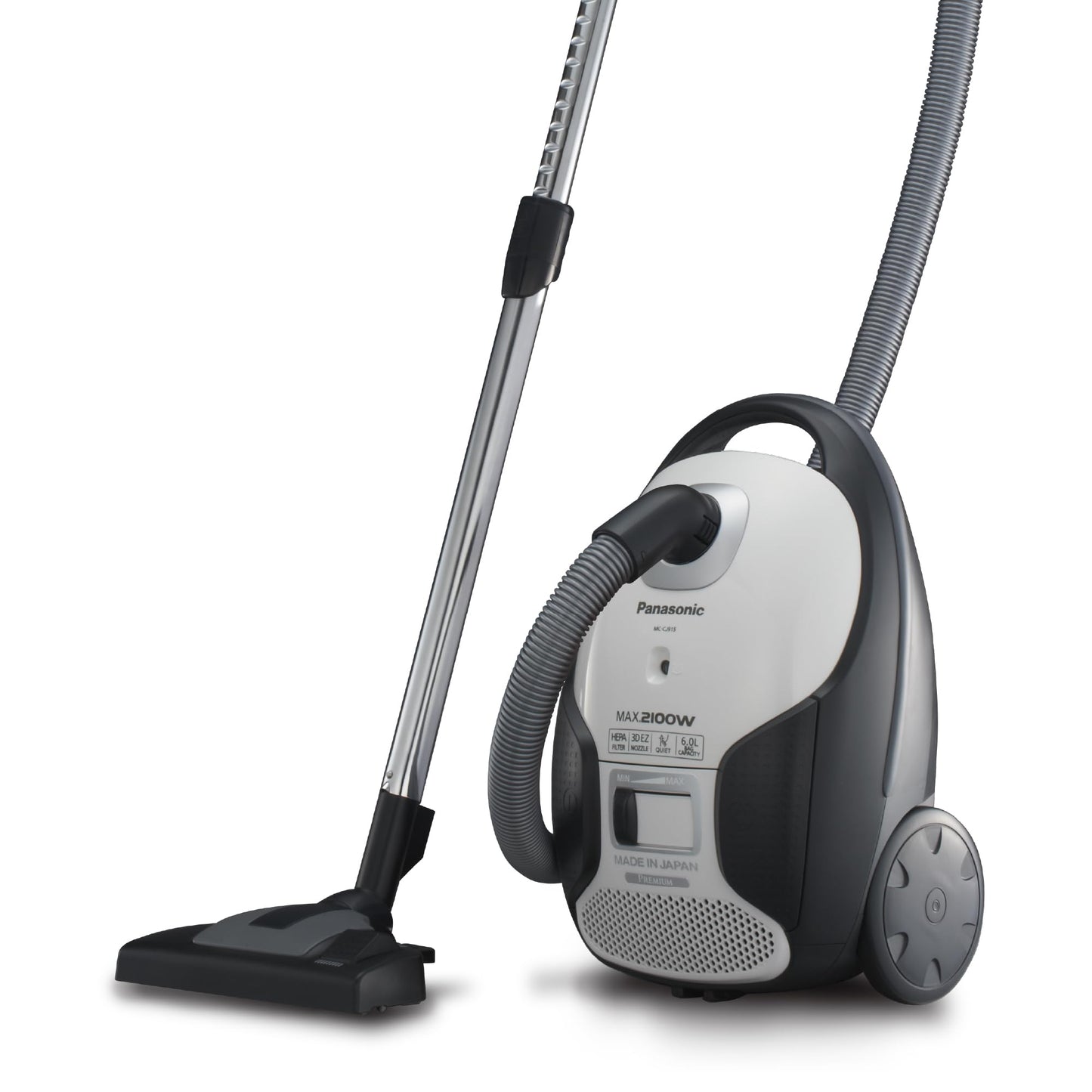 Panasonic Vacuum Cleaner, Made In Japan, 2100 Watt, White/Black - MC-CJ915W