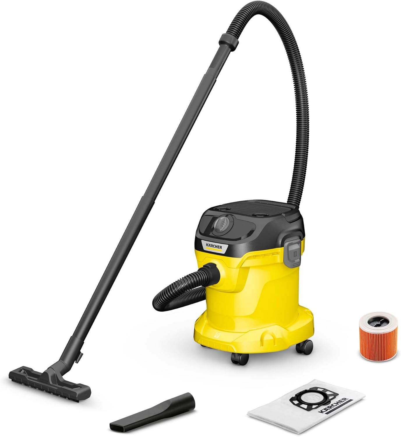 Karcher Wet & Dry Vacuum Cleaner 1000 Watt 12 L KWD 2 V-12/4/18