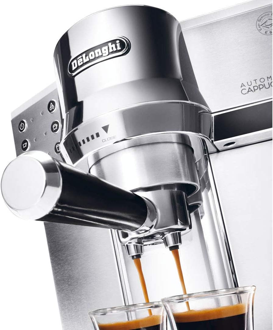 De'Longhi Pump Espresso and Cappuccino Coffee Machine - Silver EC 850.M