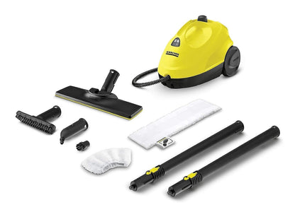 Karcher SC2 Steam Cleaner, 1500W, Powerful High-Pressure Home Cleaner, Multipurpose, Versatile Accessories, Ideal for Kitchen & Bathroom Use, Yellow