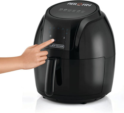 Black and Decker Digital Air Fryer, 5.6 Liter, 1800 Watt, Black - AF625-B5