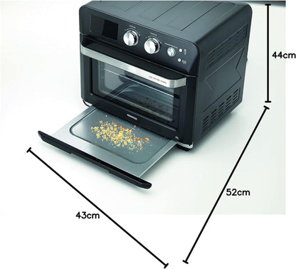 Kenwood 2 in 1 Oven Air Fryer, 25 Liters, 1700W, Black - MOA25.600BK