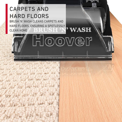 Hoover Brush and Wash Carpet Vacuum Cleaner, 1400W, Black Gray- F5916911