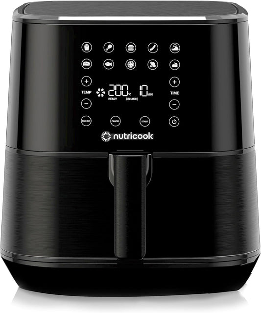 Nutricook Air Fryer 2, 1700 Watts, 5.5 Liters, Black, Af205k