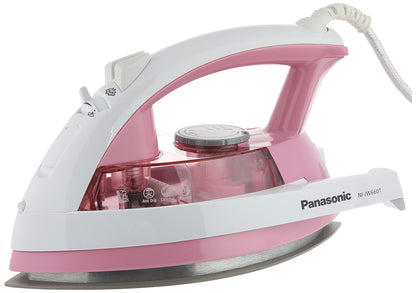 Panasonic Steam Iron, 2200 Watt, Pink and White - NI-JW660T