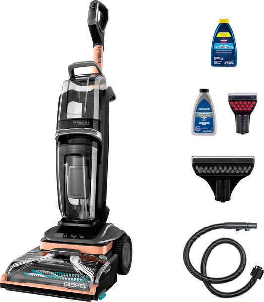 BISSELL Revolution Hydrosteam Upright Deep Cleaner,3.8 Liters, 3672E - Titanium/Copper Harbor