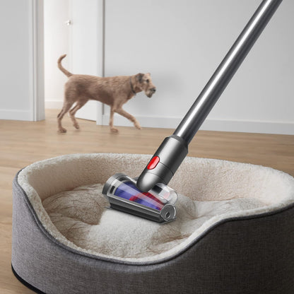 مكنسة كهربائية لاسلكية Dyson V15 Detect، باللون الأصفر/النيكل