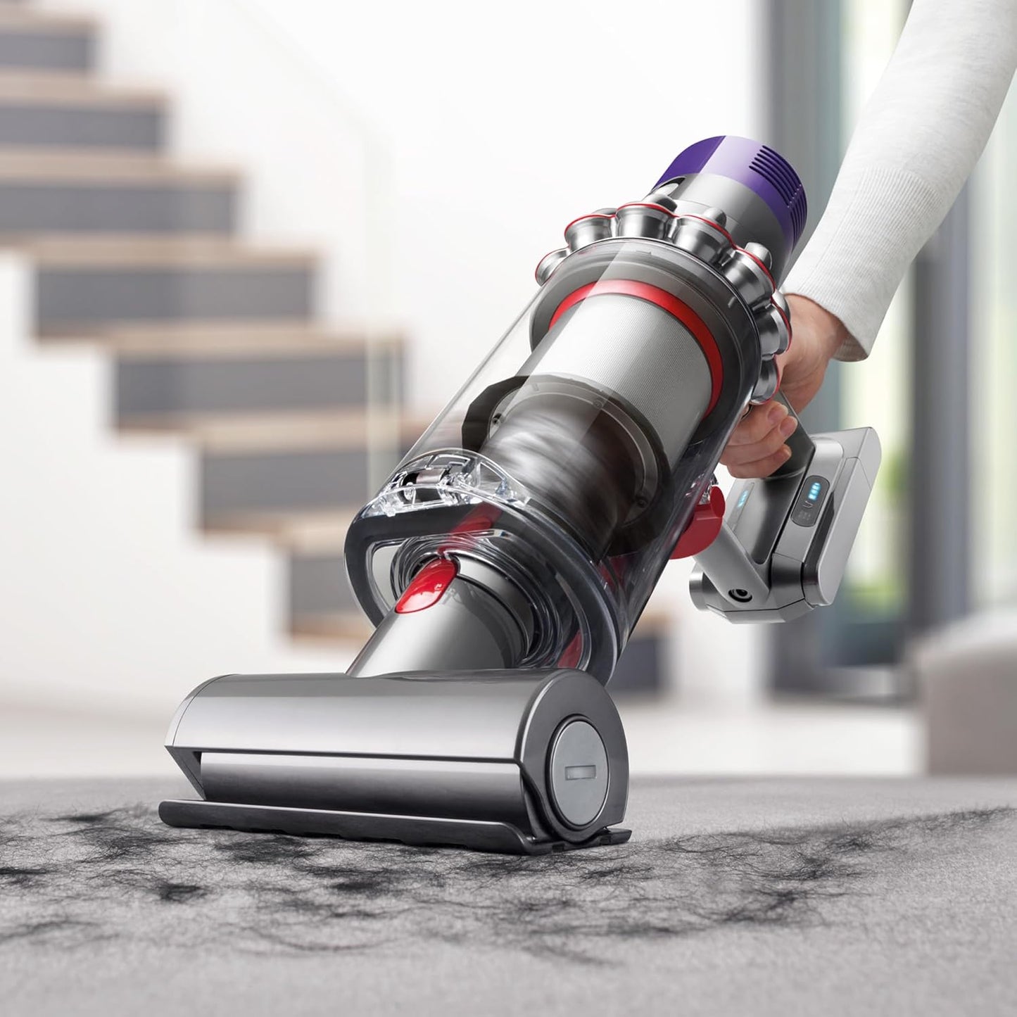 مكنسة كهربائية لاسلكية Dyson V10 Absolute، SV27 - مطلية بالنيكل/الحديد/النحاس