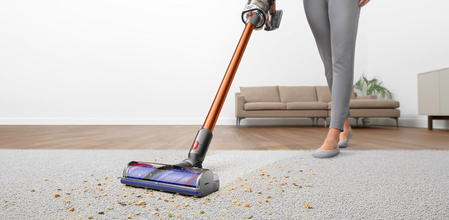 مكنسة كهربائية لاسلكية Dyson V10 Absolute، SV27 - مطلية بالنيكل/الحديد/النحاس