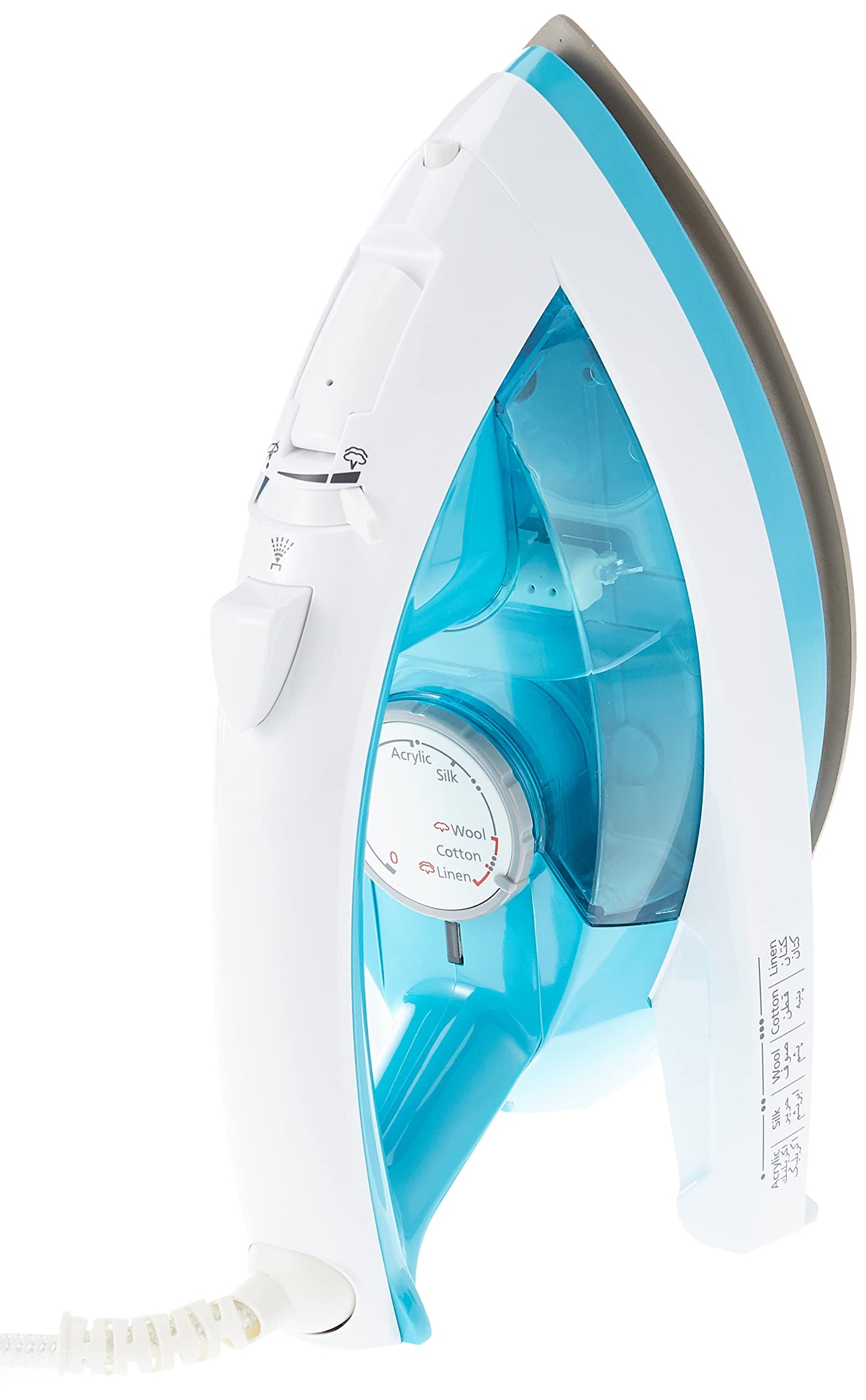 Panasonic Steam Iron, 2200 Watt, Blue- NI-JW650T