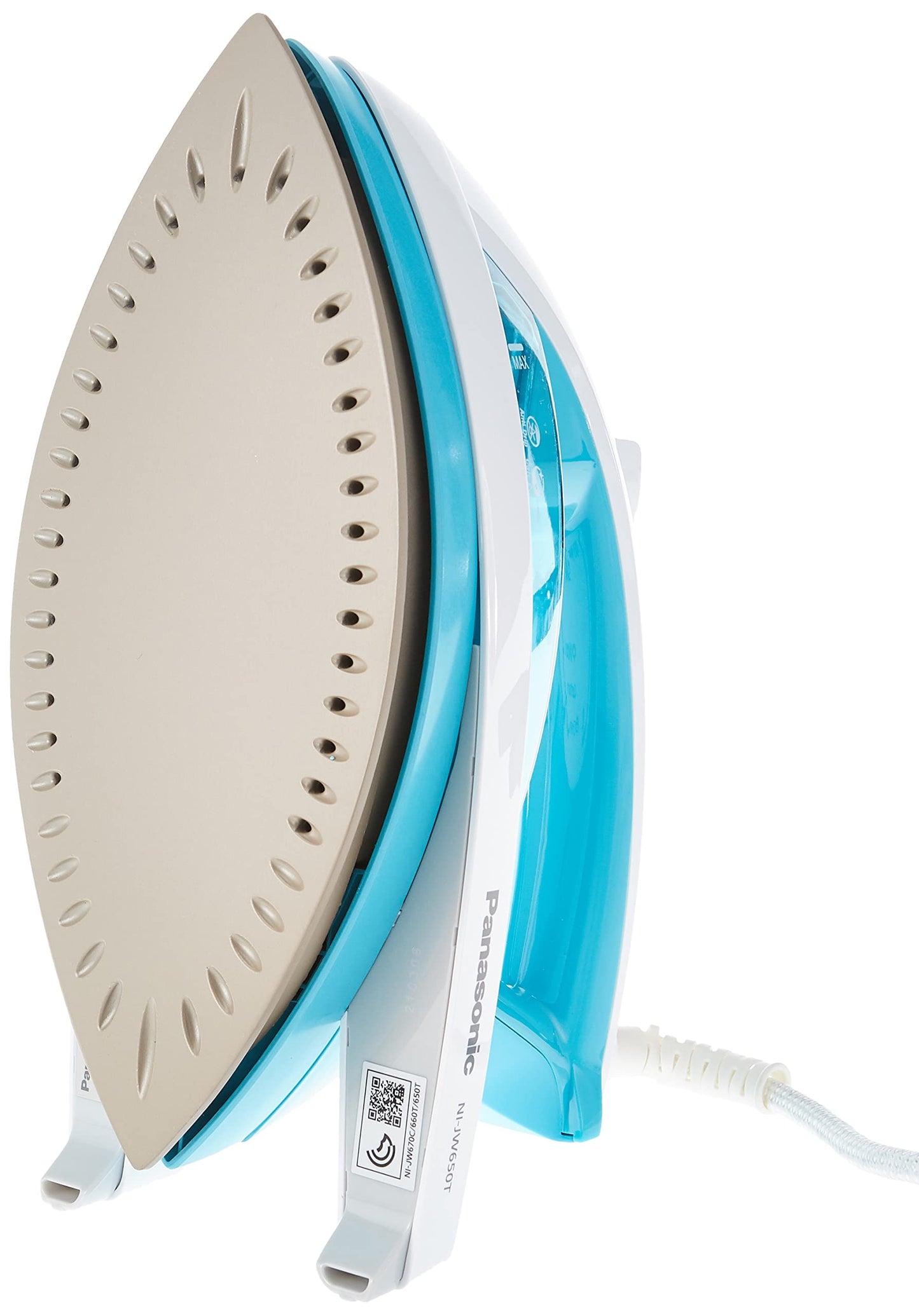 Panasonic Steam Iron, 2200 Watt, Blue- NI-JW650T