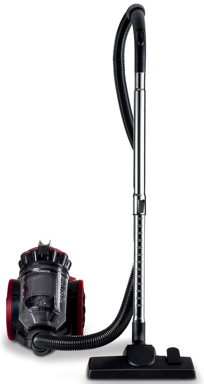 Kenwood Xtreme Cyclone Bagless Vacuum Cleaner, 2000 Watt, Black and Red- Vbp70.000Br