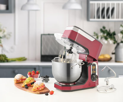 ALSAIF 2000W Electric Stand Mixer, 10L, Red E02239