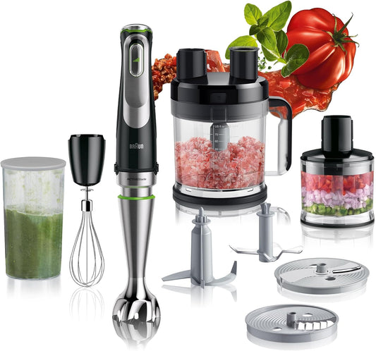 Braun MQ 9185XLI MultiQuick 9 Hand Blender 8 in 1, 1200 Watts