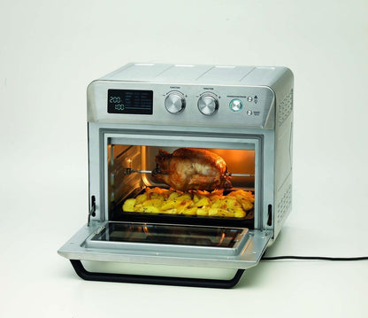 Kenwood 2 in 1 Oven Air Fryer, 25 Liters, 1700W, Stainless Steel - MOA26.600SS