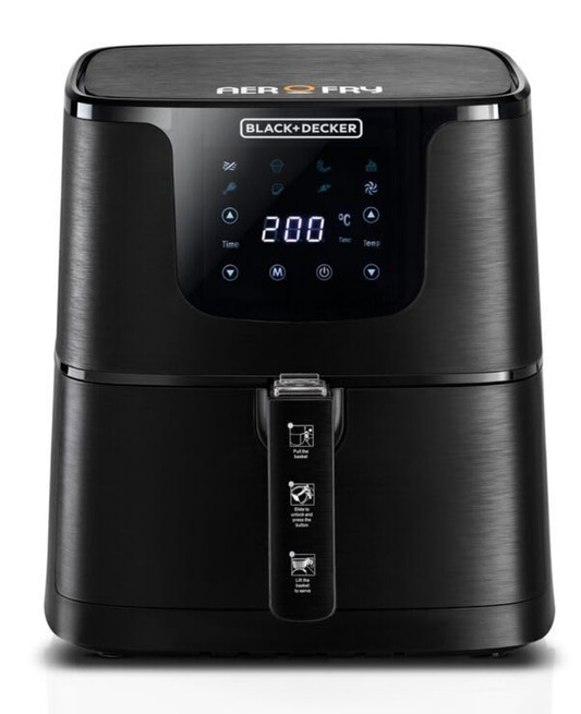 Black & Decker AF700-B5 Digital Air Fryer, 5.8 Liters, 1700 Watt - Black