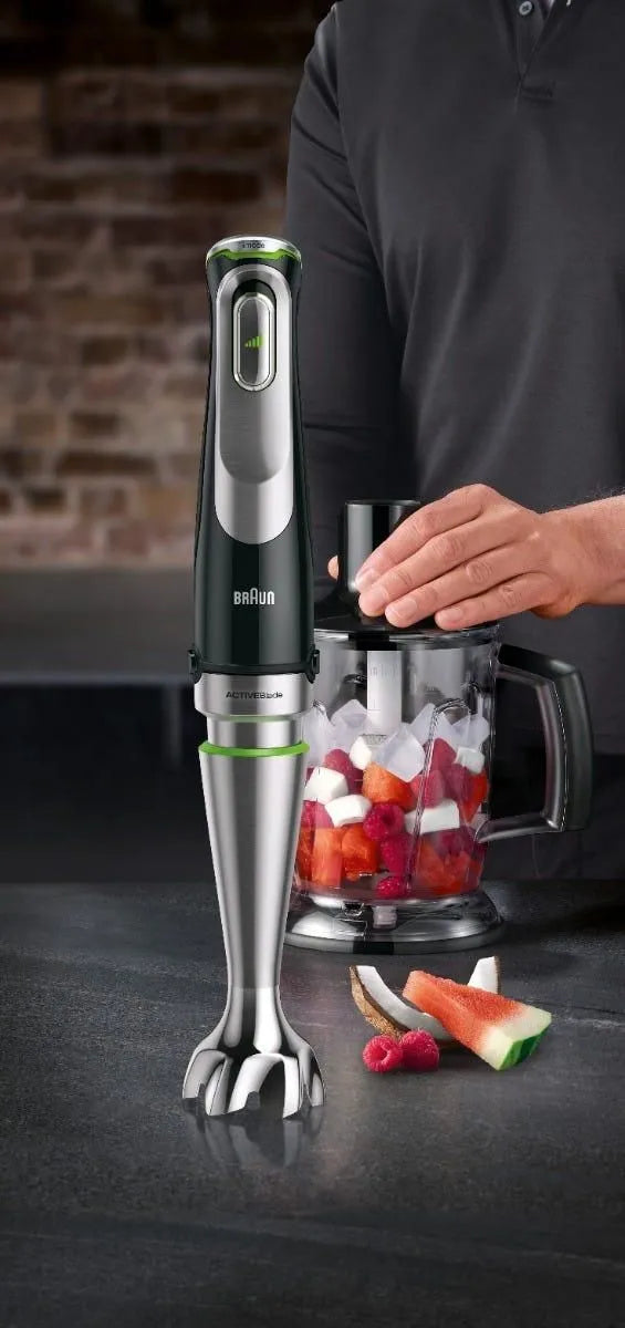 Braun MultiQuick 9 Multifunction Hand Blender, 1.25 Liter, 1200 Watt, Black - MQ 9147X