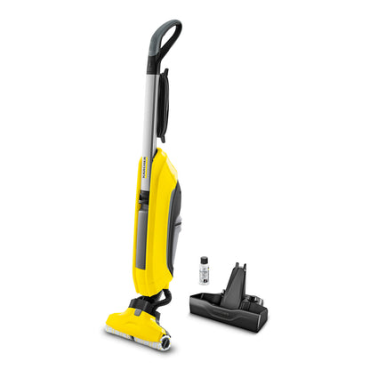 منظف الأرضيات الصلبة Karcher Fc5، 500 وات، أصفر، ضمان شامل لمدة عام واحد